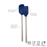 Flex-Core® Mini Spatula + Spoonula with Stainless Steel Handle