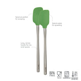 Flex-Core® Mini Spatula + Spoonula with Stainless Steel Handle