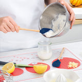 Flex-Core® Mini Spatula + Spoonula with Wood Handle