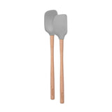 Flex-Core® Mini Spatula + Spoonula with Wood Handle