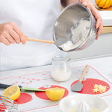 Flex-Core® Mini Spatula + Spoonula with Wood Handle