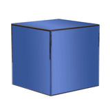 Blue Mirrored Cube Table