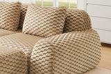 LAURENT 146" 4-Seater Sofa with 2 Ottomans