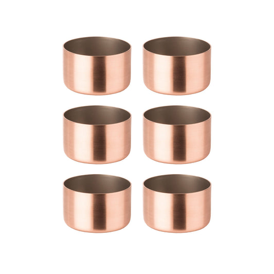 Mauviel M'PASSION Copper 6-Piece Souffle Mold Set