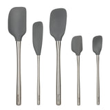 Flex-Core® Silicone and Stainless Steel Spatulas - Set of 5