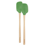 Flex-Core® Mini Spatula + Spoonula with Wood Handle