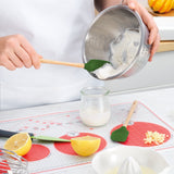 Flex-Core® Mini Spatula + Spoonula with Wood Handle