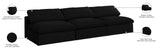 Serene Deluxe Comfort Modular Sofa with Soft Textured Fabric and Overstuffed Feather Cushions