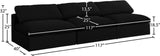 Serene Deluxe Comfort Modular Sofa with Soft Textured Fabric and Overstuffed Feather Cushions