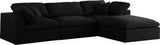 Serene Modular Sectional Sofa for Ultimate Comfort - Soft Linen Texture with Overstuffed Cushions