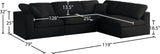 Serene Modular Sectional Sofa for Ultimate Comfort - Soft Linen Texture with Overstuffed Cushions