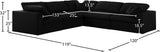 Serene Modular Sectional Sofa for Ultimate Comfort - Soft Linen Texture with Overstuffed Cushions