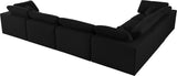 Serene Modular Sectional Sofa for Ultimate Comfort - Soft Linen Texture with Overstuffed Cushions