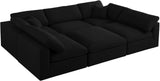 Serene Modular Sectional Sofa for Ultimate Comfort - Soft Linen Texture with Overstuffed Cushions