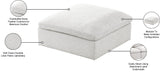 Serene Modular Contemporary Ottoman with Cloud-Like Comfort and Soft Down Feather Cushions