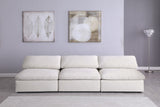 Serene Deluxe Comfort Modular Sofa with Soft Textured Fabric and Overstuffed Feather Cushions