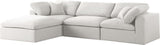 Serene Modular Sectional Sofa: Luxurious Black Linen Fabric & Plush Comfort for Modern Living Spaces