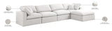 Serene Modular Sectional Sofa: Luxurious Black Linen Fabric & Plush Comfort for Modern Living Spaces