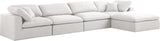 Serene Modular Sectional Sofa: Luxurious Black Linen Fabric & Plush Comfort for Modern Living Spaces