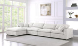Serene Modular Sectional Sofa: Luxurious Black Linen Fabric & Plush Comfort for Modern Living Spaces