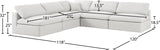 Serene Modular Sectional Sofa: Luxurious Black Linen Fabric & Plush Comfort for Modern Living Spaces