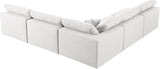 Serene Modular Sectional Sofa: Luxurious Black Linen Fabric & Plush Comfort for Modern Living Spaces