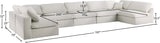 Serene Modular Sectional Sofa: Luxurious Black Linen Fabric & Plush Comfort for Modern Living Spaces