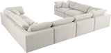 Serene Modular Sectional Sofa: Luxurious Black Linen Fabric & Plush Comfort for Modern Living Spaces
