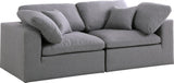 Serene Modular Sofa - Luxurious Cloud-Like Comfort with Soft Textured Fabric and Custom Configurations