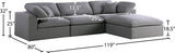 Serene Modular Sectional with Soft Black Linen Fabric and Cloud-Like Comfort for Stylish Living