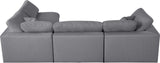 Serene Modular Sectional with Soft Black Linen Fabric and Cloud-Like Comfort for Stylish Living