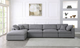 Serene Modular Sectional with Soft Black Linen Fabric and Cloud-Like Comfort for Stylish Living