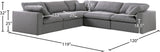 Serene Modular Sectional with Soft Black Linen Fabric and Cloud-Like Comfort for Stylish Living