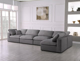 Serene Modular Sectional with Soft Black Linen Fabric and Cloud-Like Comfort for Stylish Living