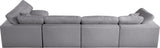 Serene Modular Sectional with Soft Black Linen Fabric and Cloud-Like Comfort for Stylish Living
