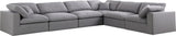 Serene Modular Sectional with Soft Black Linen Fabric and Cloud-Like Comfort for Stylish Living