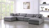 Serene Modular Sectional with Soft Black Linen Fabric and Cloud-Like Comfort for Stylish Living