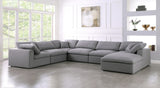 Serene Modular Sectional with Soft Black Linen Fabric and Cloud-Like Comfort for Stylish Living