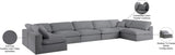 Serene Modular Sectional with Soft Black Linen Fabric and Cloud-Like Comfort for Stylish Living
