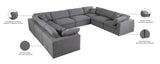 Serene Modular Sectional with Soft Black Linen Fabric and Cloud-Like Comfort for Stylish Living