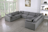 Serene Modular Sectional with Soft Black Linen Fabric and Cloud-Like Comfort for Stylish Living