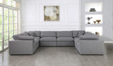 Serene Modular Sectional with Soft Black Linen Fabric and Cloud-Like Comfort for Stylish Living