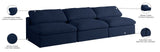 Serene Deluxe Comfort Modular Sofa with Soft Textured Fabric and Overstuffed Feather Cushions