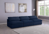 Serene Deluxe Comfort Modular Sofa with Soft Textured Fabric and Overstuffed Feather Cushions