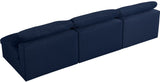 Serene Deluxe Comfort Modular Sofa with Soft Textured Fabric and Overstuffed Feather Cushions
