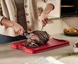 Cut&Carve™ Plus Multi-function Red Chopping Board