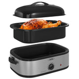 14-Quart Electric Roaster Oven with Self-Basting Lid