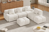 NEXO 135" 4-Seater Sofa with 2 Ottomans