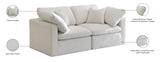 Plush Modular Sofa - Luxurious Cloud-Like Comfort with Soft Overstuffed Cushions for Relaxation