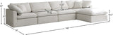 Plush Velvet Modular Sectional Sofa - Luxurious Cloud-Like Comfort with Customizable Configurations